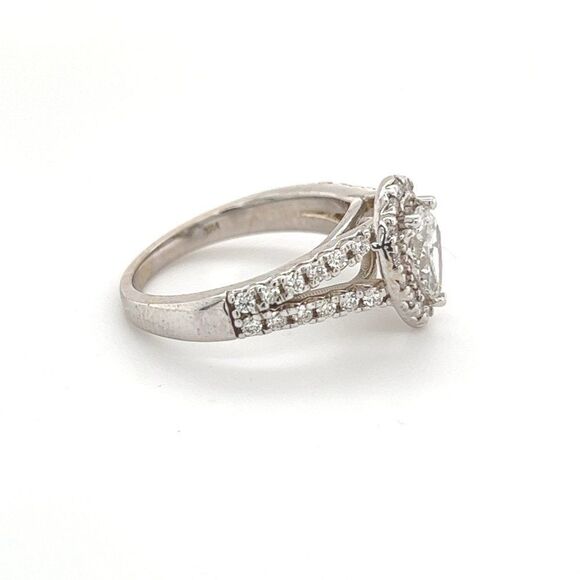 Pear Shape Diamond Engagement Ring 14k Gold 0.81 TCW Certified $5,490 121439 - Picture 13 of 14